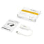 STARTECH CONSIG TARJETA ETHERNET 1 PUERTO RJ45 CTLR EXTERNA USB 3.0 CON HUB BLANCO