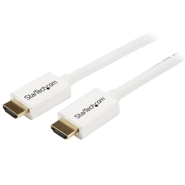 STARTECH CONSIG CABLE HDMI ALTA VELOCIDAD 2M CABL MACHO A MACHO CL3 BLANCO 4K