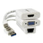 STARTECH CONSIG KIT ADAPTADORES MACBOOK AIR CABL MINI DP A VGA HDMI USB A RED