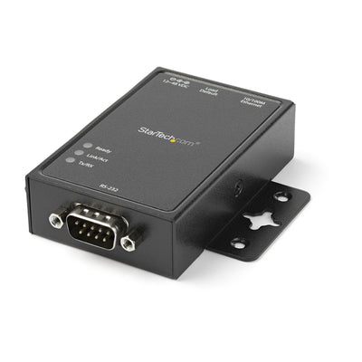 STARTECH CONSIG SERVIDOR DISPOSITIVO ETHERNET ACCS 1 PUERTO SERIAL RS232 IP RJ45 DIN