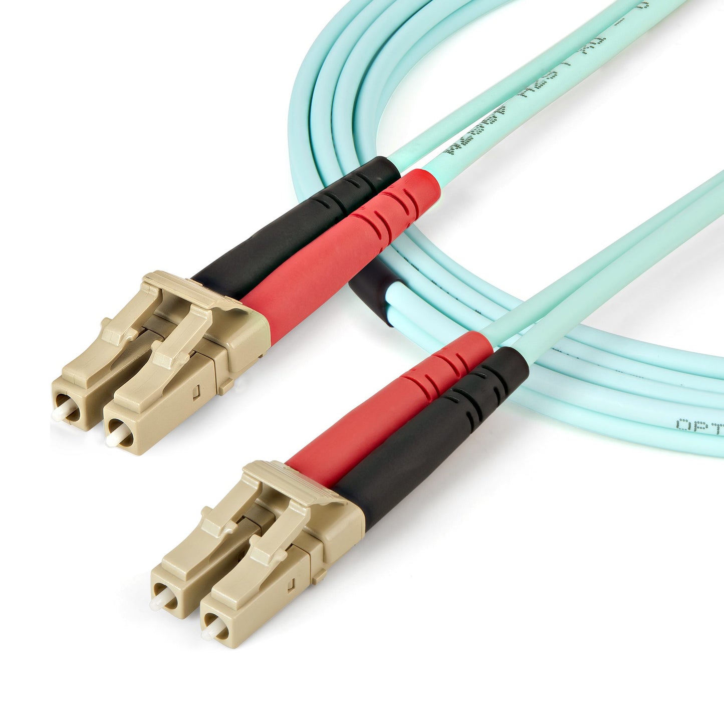 STARTECH CONSIG CABLE 5M FIBRA DUPLEX MULTI LC CABL OM4 100GB 50/125 LSZH AGUAMARINA