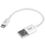 STARTECH CONSIG CABLE 15CM LIGHTNING APPLE A CABL USB BLANCO PARA IPHONE