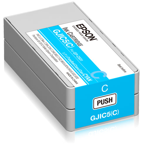 C13S020564 Cartucho Epson GJIC5(C) Cian, 32.5ml