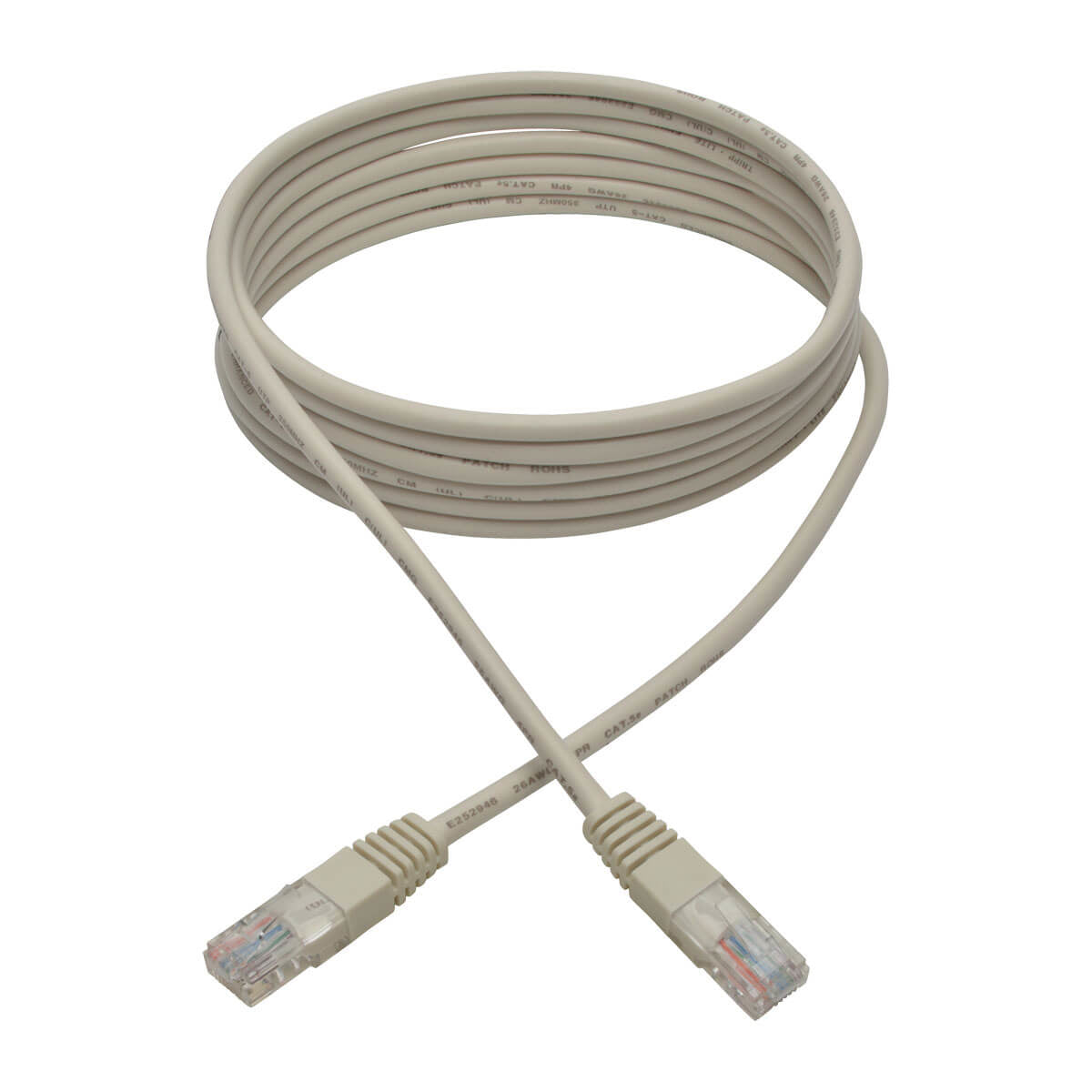 Cable Patch Tripp Lite N002-010-WH, Cat5e UTP Moldeado RJ-45 Macho - RJ-45 Macho, 3 Metros, Blanco