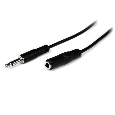 STARTECH CONSIG CABLE 2M EXTENSION AUDIFONOS CABL MINIJACK 3.5 MACHO A HEMBRA .