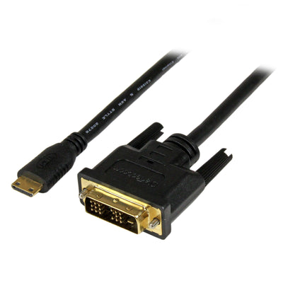 STARTECH CONSIG ADAPTADOR CABLE 2M MINI HDMI CABL A DVI-D PARA TABLET Y CAMARA .