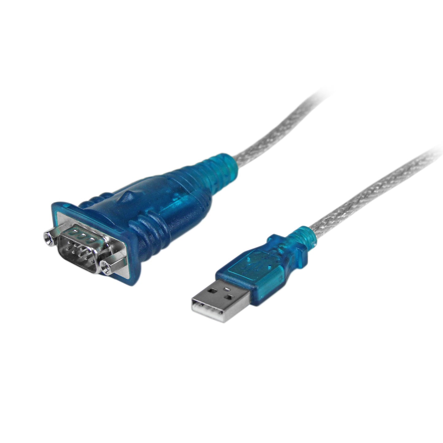 Cable adaptador USB STARTECH a Serie RS232 de 1 Puerto Serial DB9 - Macho a Macho - 1 x 4-pin USB 2.0 Type A - Male - Negro