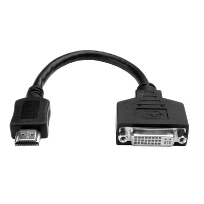 Cable HDMI Tripp Lite P132-08N, Macho - DVI-D Hembra, 20cm, Negro