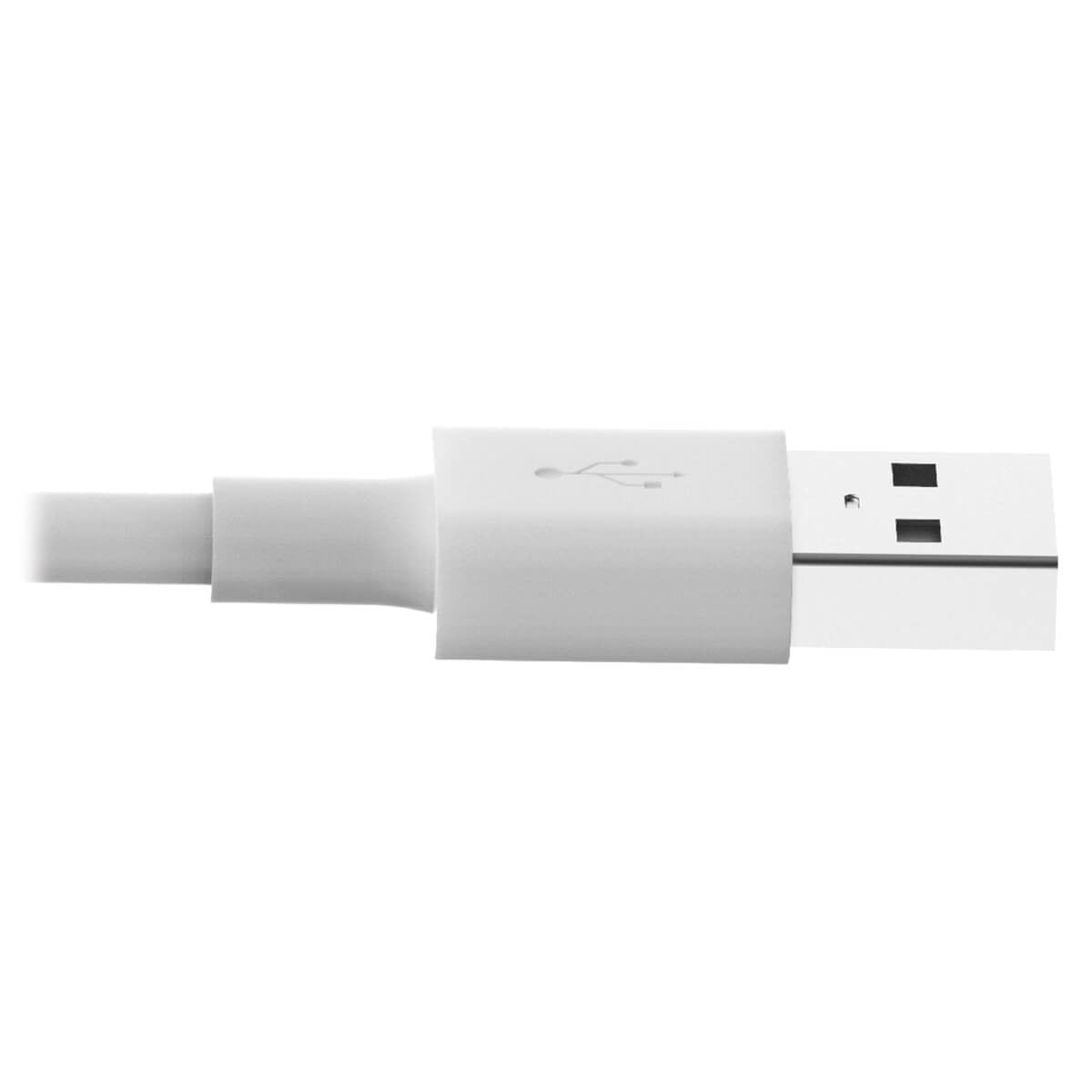 Cable de Carga Certificado Tripp Lite M100-003-WH, MFi Lightning Macho - USB A Macho 2.0, 91.4cm, Blanco, para iPhone/iPad/iPod