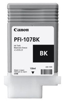 CANON CARTUCHO INKJET PFI-107 BK INK NEGRO 130ML PARA PLOTTER IPF