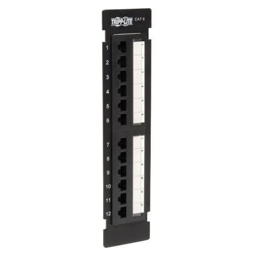 Panel de Parcheo para Pared Tripp Lite N250-012, Cat6, 12 Puertos RJ-45, Negro SKU: N250-012