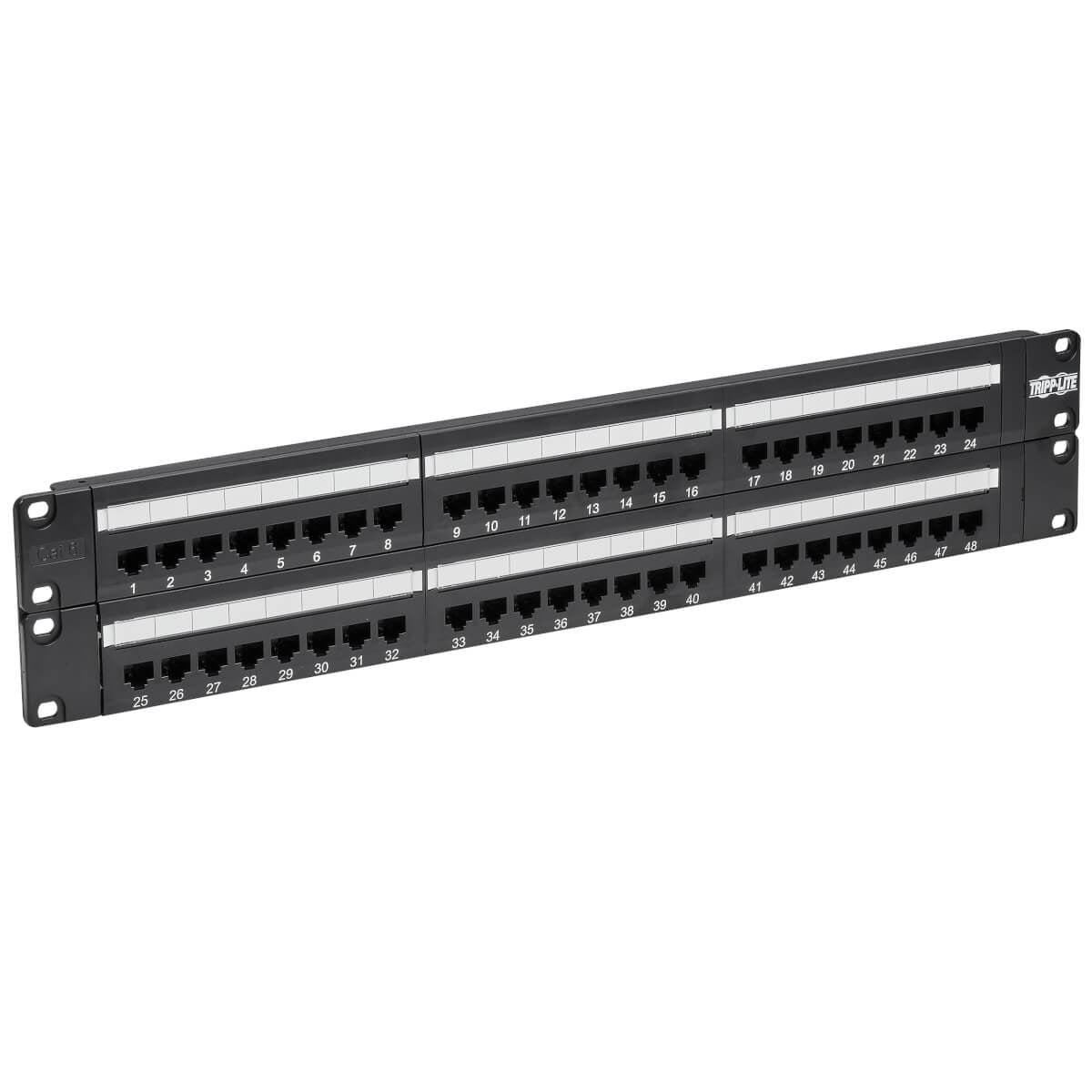 TRIPPLITE CONSIG. PANEL DE CONEXIONES 48 PUERTOS ACCS CAT6 110 RJ45 ETHERNET 2U EN RAC