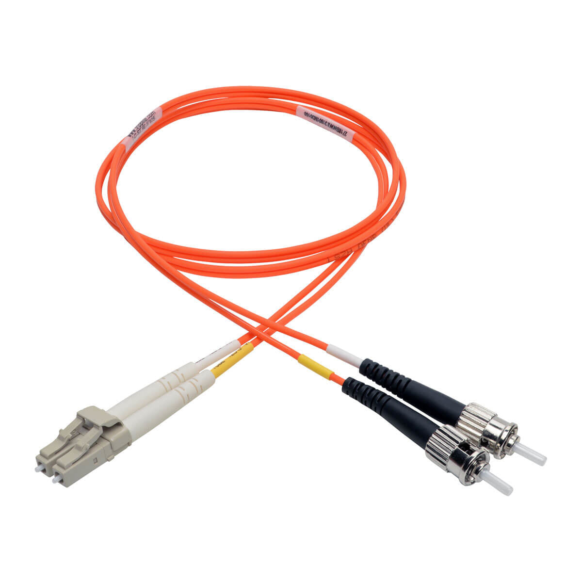 Cable Fibra Óptica Duplex Tripp LIte N318-01M, LC Macho - ST Macho, 62.5/125, 1 Metro, Naranja