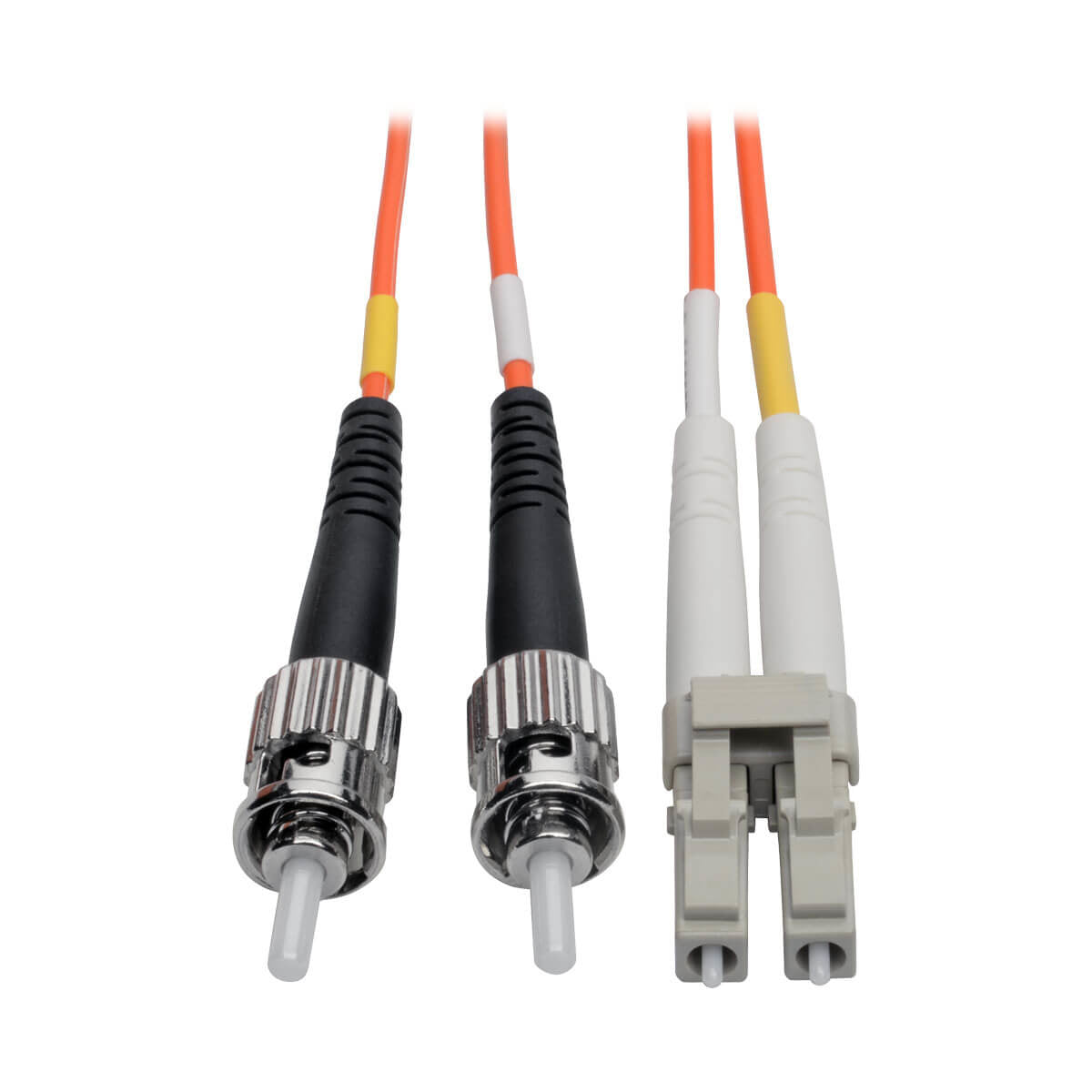 Cable Fibra Óptica Duplex Tripp LIte N318-01M, LC Macho - ST Macho, 62.5/125, 1 Metro, Naranja