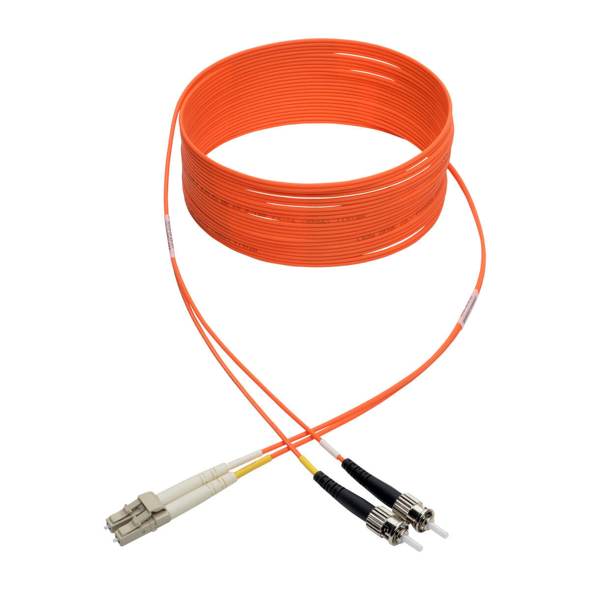 Cable Fibra Óptica Dúplex Tripp Lite N318-05M, LC Macho - ST Macho, 62.5/125, 5 Metros, Naranja