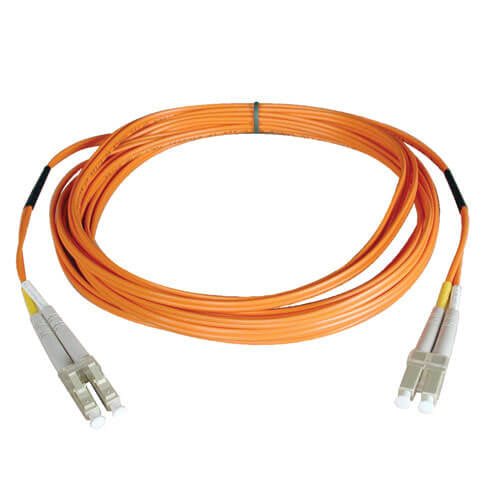 Cable Fibra Óptica Dúplex Tripp Lite N320-01M, LC Macho - LC Macho, 62.5/125, 1 Metro, Naranja