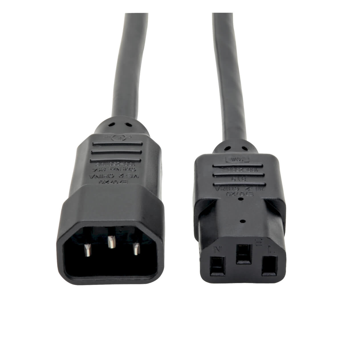 Cable Estándar de Extensión de Alimentación para Computadora Tripp Lite P004-006, C14 Coupler Macho - C13 Coupler Hembra, 1.83 Metros, Negro