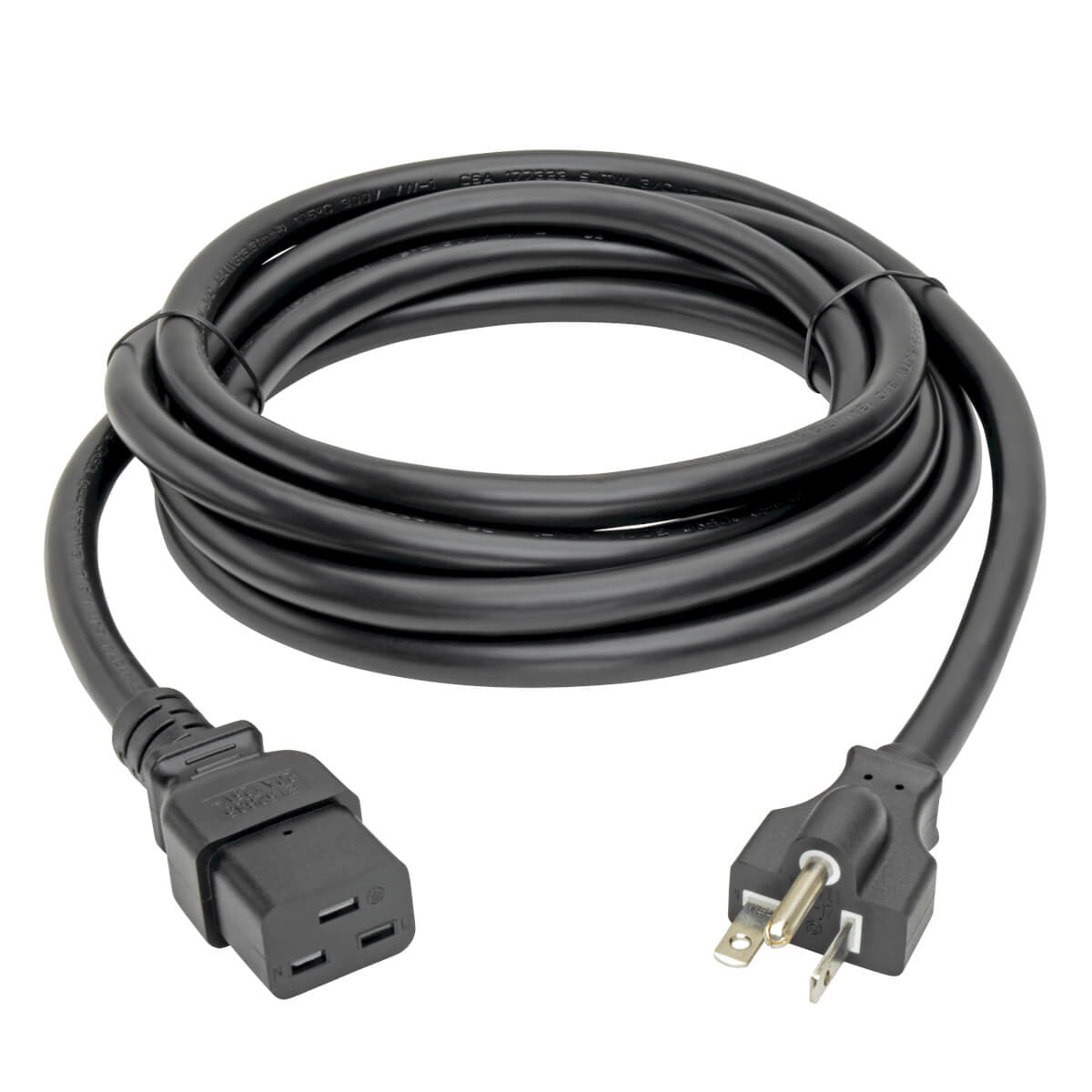 Cable de Poder Tripp Lite P049-010, C19 - 5-20P, 3 Metros, Negro