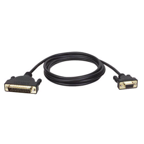 Cable DB9 Tripp Lite P404-006, Hembra - DB25 Macho, 1.83 Metros, Negro