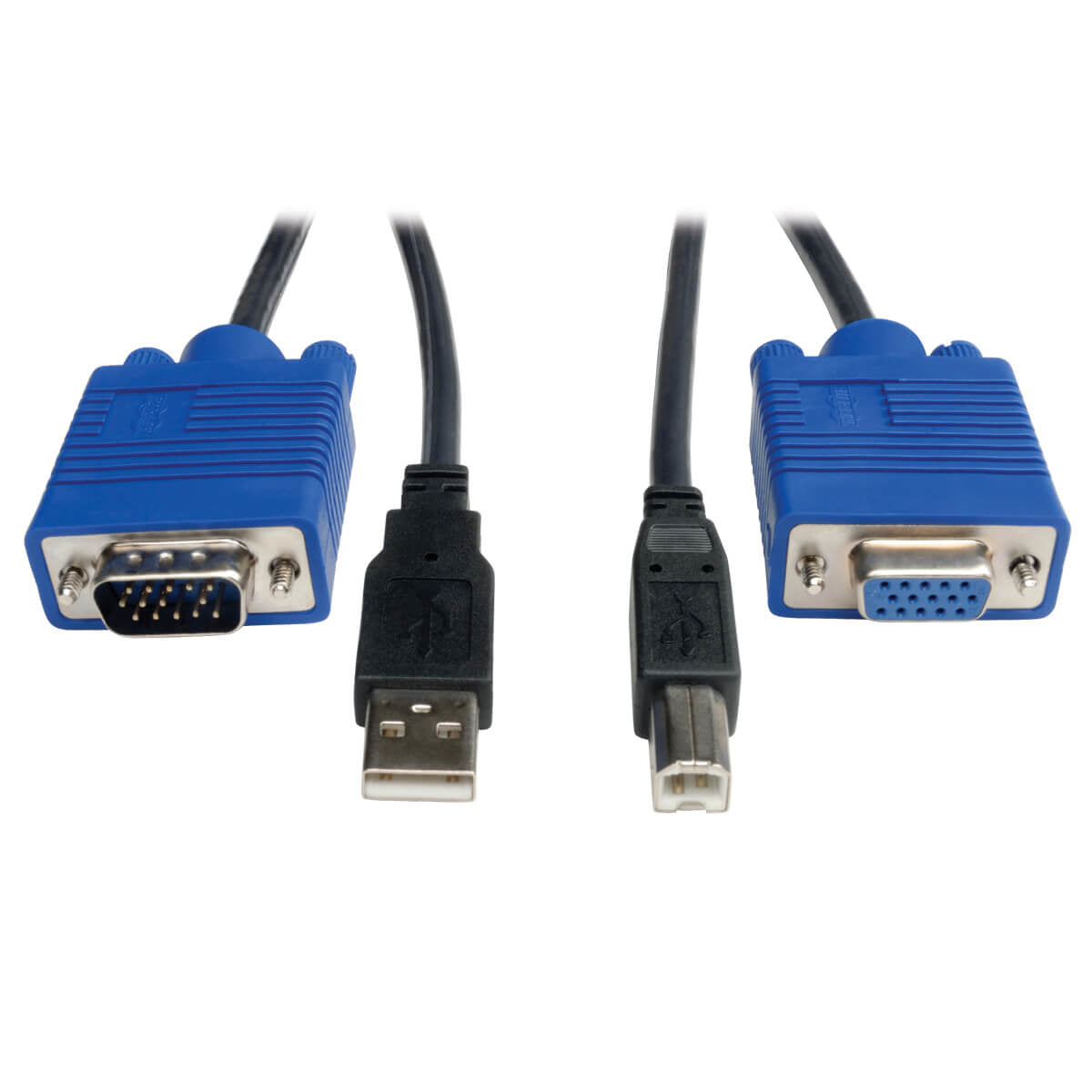 Cable KVM Tripp Lite P758-010, HD15F/USB B - HD15M/USB A, 3 Metros