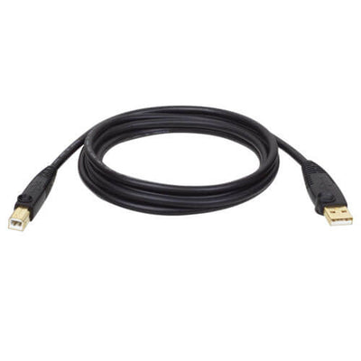 Cable USB Tripp Lite U022-010, 2.0 A Macho - USB 2.0 B Macho, 3.05 Metros, Negro