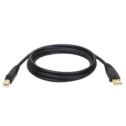 Cable USB 2.0 de Alta Velocidad A Trpp Lite U022-015, 2.0 A Macho - USB 2.0 B Macho, 4.57 Metros, Negro