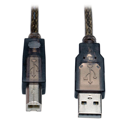 Cable Repetidor Activo USB 2.0 de Alta Velocidad Tripp Lite U042-036, A Macho - USB 2.0 B Macho, 10.97 Metros, Negro