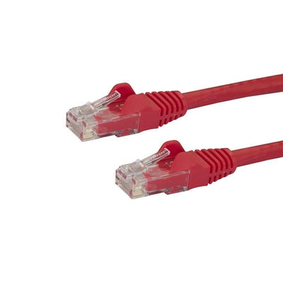 STARTECH CONSIG CABLE 2M ROJO DE RED GIGABIT CABL CAT6 ETHERNET RJ45 SNAGLESS