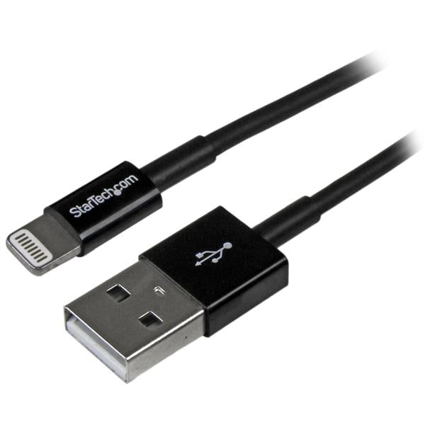 STARTECH CONSIG CABLE 1M LIGHTNING APPLE IPOD CABL IPAD IPHONE 5 A USB 2.0 NEGRO