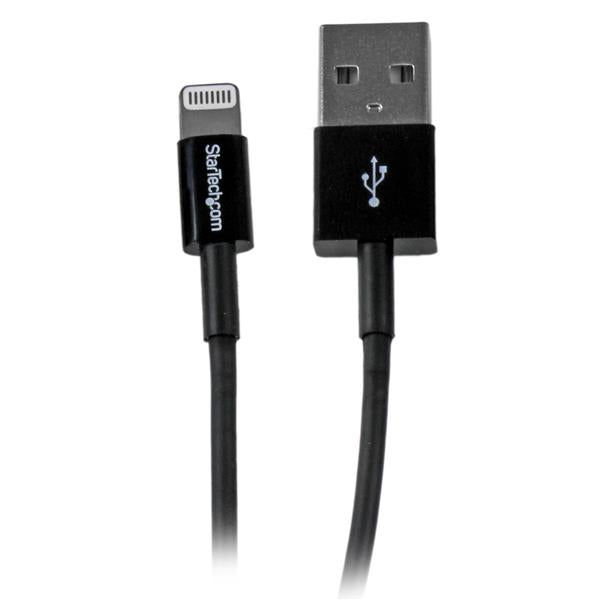 STARTECH CONSIG CABLE 1M LIGHTNING APPLE IPOD CABL IPAD IPHONE 5 A USB 2.0 NEGRO