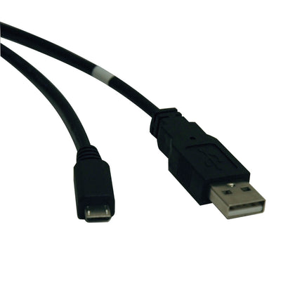 Cable USB Tripp Lite N366-03M, 2.0 A Macho - Micro USB 2.0 B Macho, 1.83 Metros, Negro