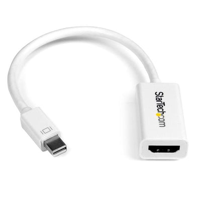 STARTECH CONSIG CONVERTIDOR MINIDISPLAYPORT ADAP HDMI ACTIVO DP 4K 30HZ BLANCO .