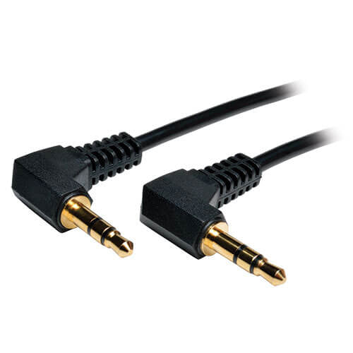 TRIPPLITE CONSIG. CABLE AUDIO ESTEREO MINI 3.5MM CABL DOS CONECTORES EN ANGULO M/M 30..C