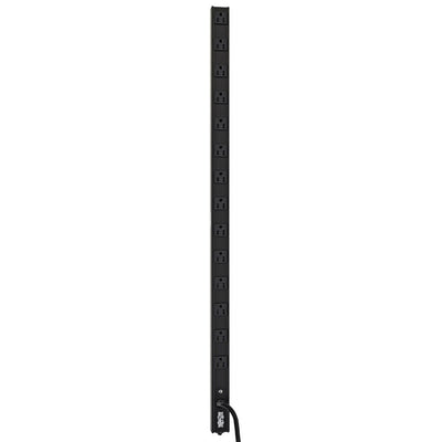 PDU Monofásico Básico Tripp Lite PDUV15, 15A 120V, para Instalación Vertical de 0U en Rack