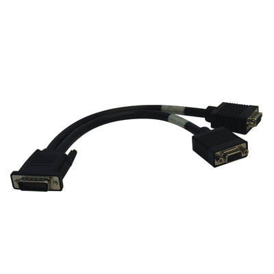 Cable Divisor en "Y" Tripp Lite P574-001, DMS Macho - VGA (D-Sub) Hembra, 30cm, Negro