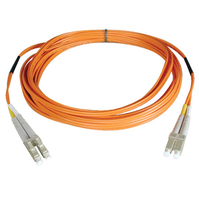 Cable Tripp Lite P014-006, Fibra Óptica Multimodo OFNR 2x LC Macho - 2x LC Macho, 30cm, Naranja