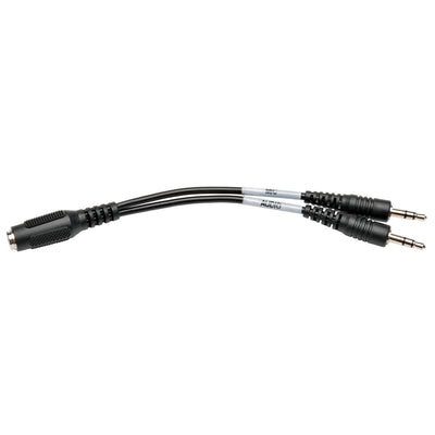 TRIPPLITE CONSIG. CABLE DIVISOR 3.5MM AUDIO PARA ADAP DIADEMA 4 PINES H A 2X 3 PINES M