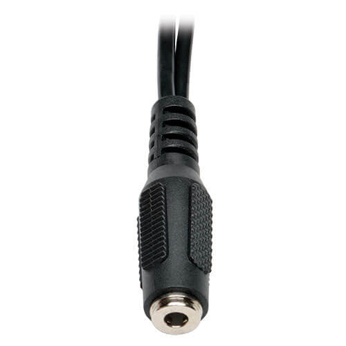 TRIPPLITE CONSIG. CABLE DIVISOR 3.5MM AUDIO PARA ADAP DIADEMA 4 PINES H A 2X 3 PINES M