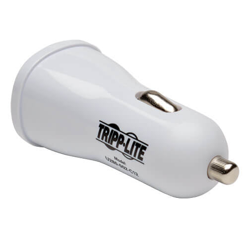Tripp Lite Cargador para Auto, 2x USB 2.0, 5V, Blanco