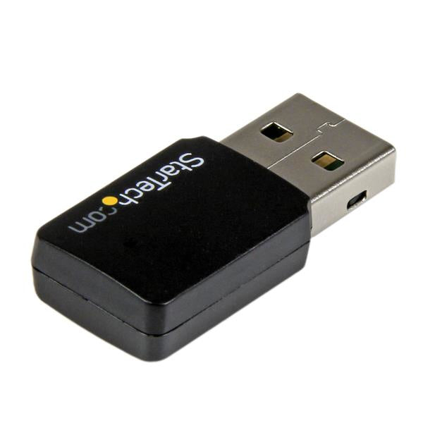 Mini Adaptador de Red StarTech.com USB 2.0 Inalámbrico, WLAN, 433 Mbit/s
