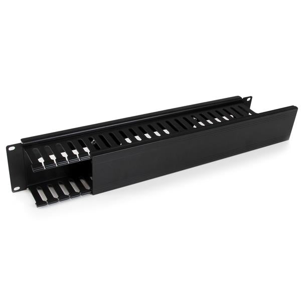 STARTECH CONSIG PANEL CANALETA HORIZONTAL BOPT CON CUBIERTA RACK .