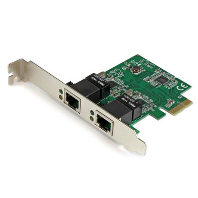 Tarjeta RED Gigabit Ethernet, CTLR 2 Puertos, PCI Express, NIC RJ45.