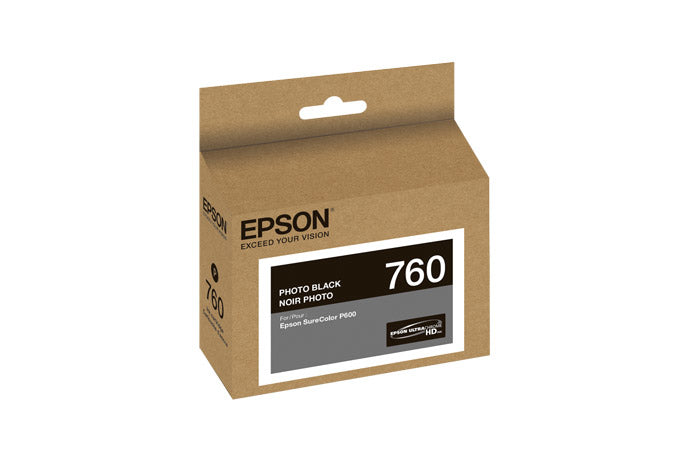 T760120 Cartucho Epson T760 Negro Fotográfico, 25.9ml