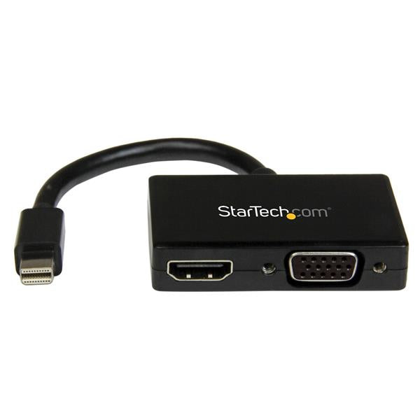 Adaptador Mini DisplayPort de Audio/Video para viajes, Convertidor Mini DisplayPort a HDMI o VGA StarTech.com