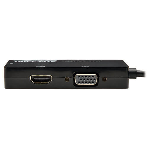 Adaptador Convertidor Todo en Uno Mini DisplayPort Tripp Lite P137-06N-HDV, 1.2 Macho - DVI-D/HDMI/HD15 Hembra, 1080p, 15cm, Negro