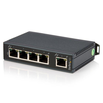 STARTECH CONSIG CONMUTADOR ETHERNET 5 PUERTOS PERP SWITCH IP30 PARA RIEL DIN