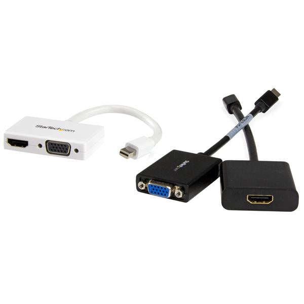 Adaptador de Audio/Video, Convertidor Mini DisplayPort a HDMI o VGA para Viajes StarTech.com