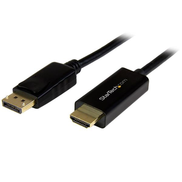 CABLE CONVERTIDOR DISPLAYPORT ADAP A HDMI DE 1M NEGRO ULTRA HD 4K .