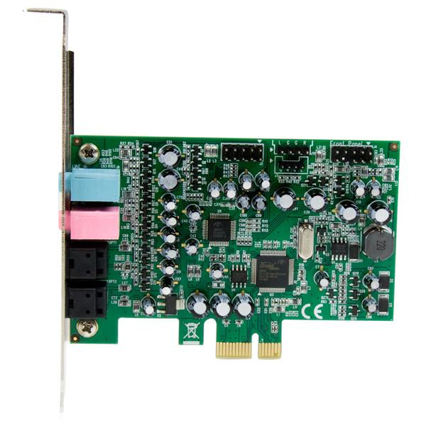 Tarjeta de Sonido StarTech.com PEXSOUND7CH, con Sonido Envolvente, 7.1, 24-bit, PCI Express