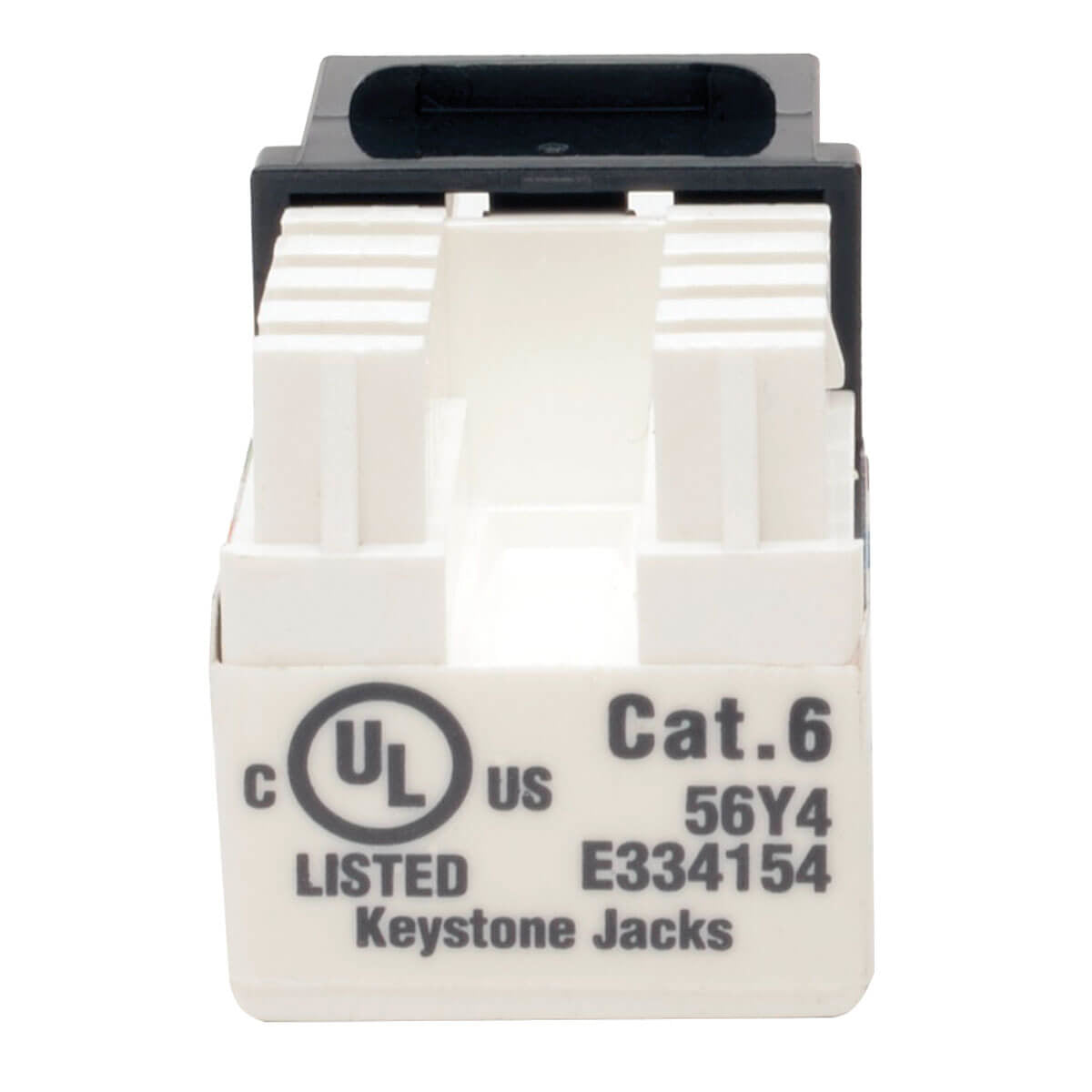 Conector Módulo Keystone Tripp Lite N238-010-BK, Jack Punch Down 110 Cat6/Cat5e, Negro, 10 Piezas